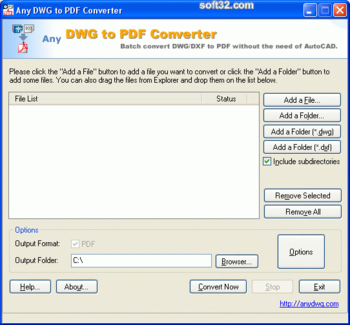 Auto CAD to PDF Converter screenshot 2