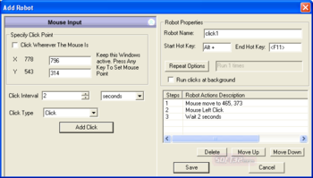 Auto Clicker Asoftech screenshot 2