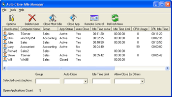 Auto Close Idle screenshot