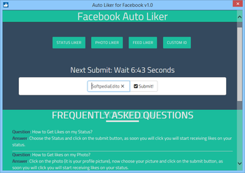 Auto Liker for Facebook screenshot 3