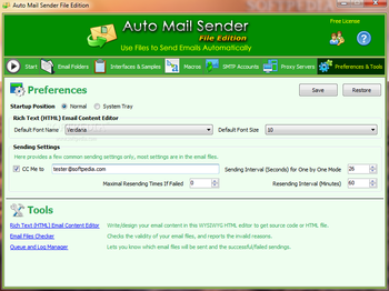Auto Mail Sender File Edition screenshot 6