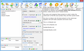 Auto Mail Sender Standard Edition screenshot 5