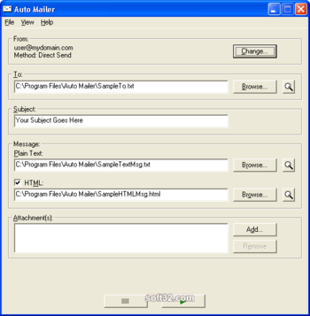 Auto Mailer screenshot 2