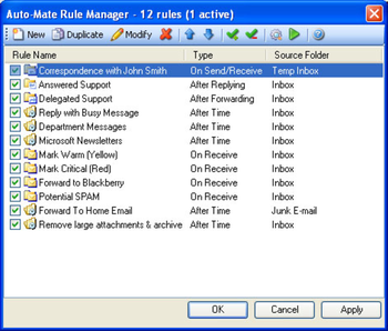 Auto-Mate Add-in for Outlook screenshot