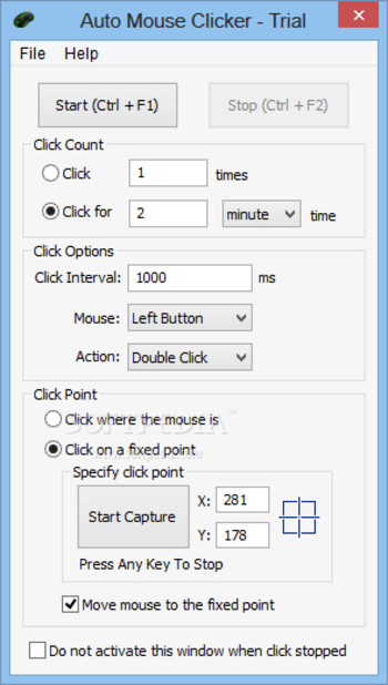 Auto Mouse Clicker screenshot