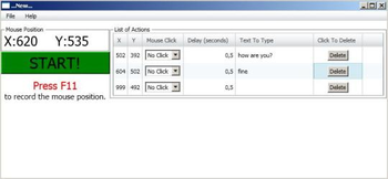 Auto Mouse Move With Typing screenshot