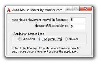 Auto Mouse Mover screenshot