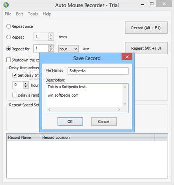 Auto Mouse Recorder screenshot 2