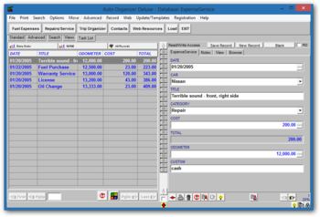 Auto Organizer Deluxe screenshot 2