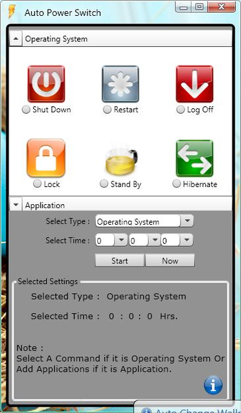 Auto Power Switch screenshot