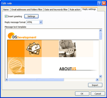 Auto Reply Manager Outlook Autoresponder screenshot 2