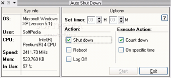 Auto Shut Down screenshot