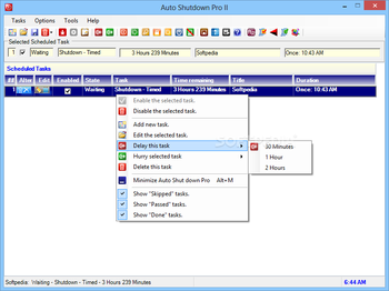 Auto Shutdown Pro II screenshot