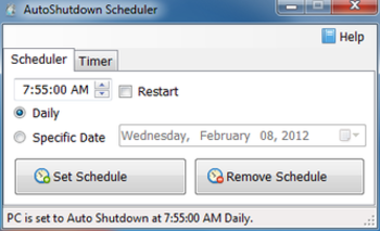 Auto Shutdown Scheduler screenshot
