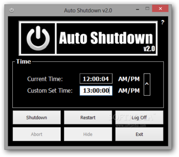 Auto Shutdown screenshot