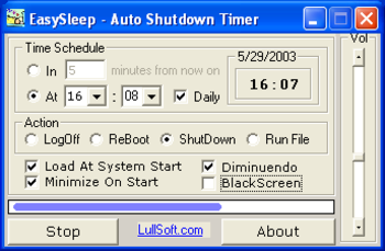 Auto Shutdown Timer - EasySleep screenshot 2