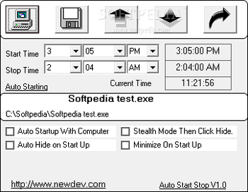 Auto Start Stop screenshot