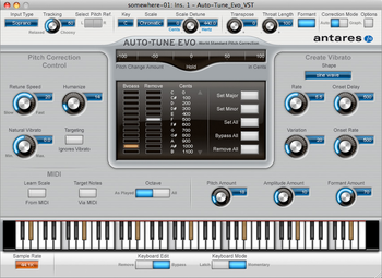 Auto-Tune Evo VST screenshot