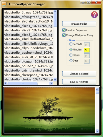 Auto Wallpaper Changer screenshot