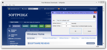 Auto Web Page Refresh Utility screenshot