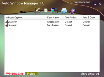 Auto Window Manager Portable screenshot