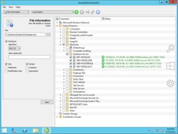 AutoAdministrator screenshot