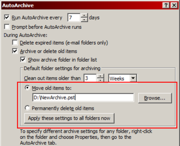 AutoArchive Now screenshot 4