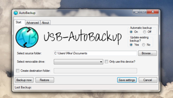 AutoBackup screenshot