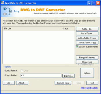 AutoCAD DWG to DWF screenshot 2