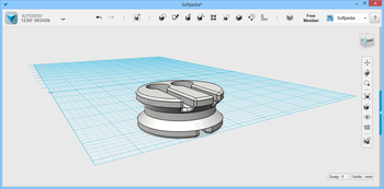 Autodesk 123D Design screenshot