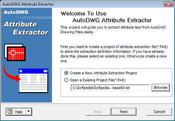 AutoDWG Attribute Extractor screenshot