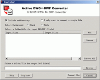 AutoDWG Converter (DWG to DWF) screenshot 2