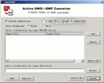 AutoDWG Converter (DWG to DWF) screenshot 3