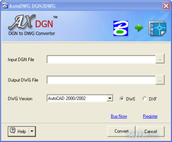 AutoDWG DGN to DWG Converter 2009.09 screenshot 3