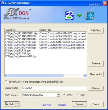 AutoDWG DGN to DWG Converter Pro screenshot 2