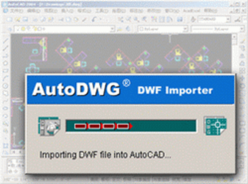 AutoDWG DWF to DWG Importer 200909 screenshot