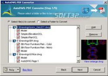AutoDWG DWG to PDF Converter 2008.9 screenshot 3