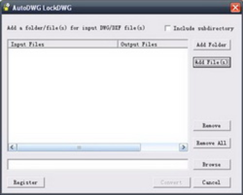 AutoDWG DWGLock screenshot 2