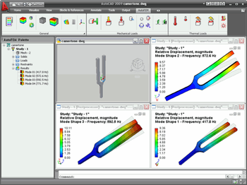 AutoFEM Frequency Analysis screenshot 3