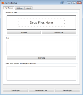AutoFileBackup screenshot