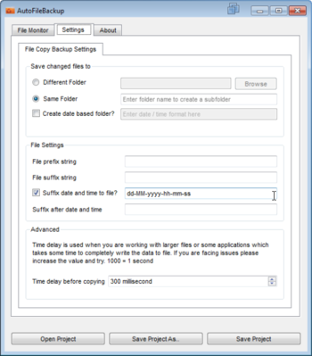 AutoFileBackup screenshot 3