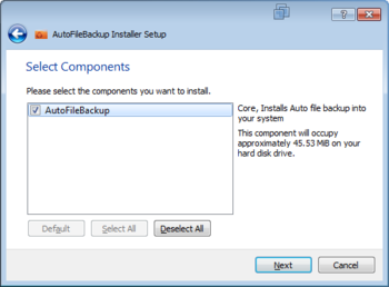 AutoFileBackup screenshot 9