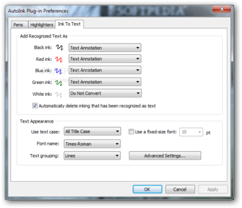 AutoInk Plug-in for Adobe Acrobat screenshot 6