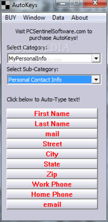AutoKeys: Automatic Typing Macros screenshot
