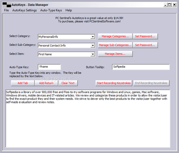 AutoKeys: Automatic Typing Macros screenshot 3