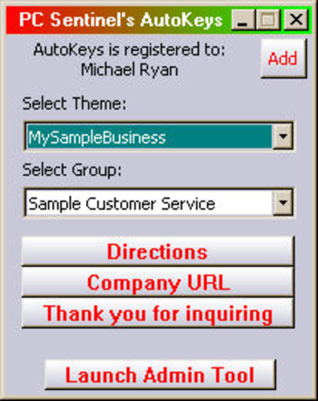 AutoKeys: AutoType Software screenshot 2
