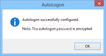 Autologon screenshot 2