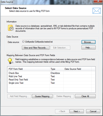 AutoMailMerge Plug-in for Adobe Acrobat screenshot 4