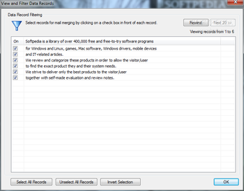 AutoMailMerge Plug-in for Adobe Acrobat screenshot 5