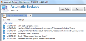 Automatic Backup screenshot 3